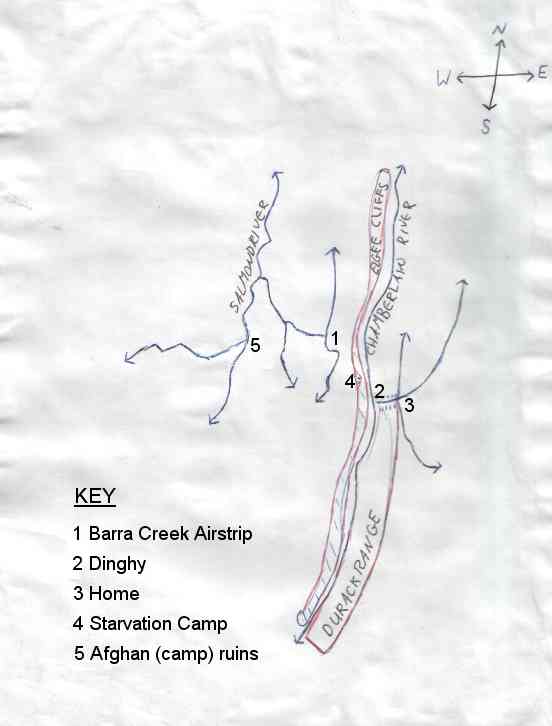 Map of walk